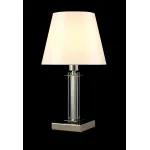 Настольная лампа Crystal Lux NICOLAS LG1 NICKEL/WHITE от ImperiumLoft