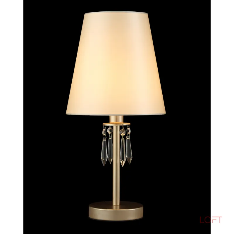 Настольная лампа Crystal Lux RENATA LG1 GOLD от ImperiumLoft