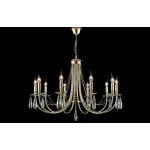 Подвесная люстра Crystal Lux VICTORIA SP10 GOLD/AMBER