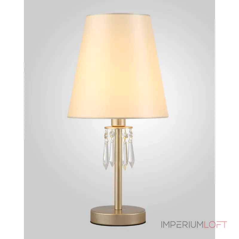 Настольная лампа Crystal Lux RENATA LG1 GOLD от ImperiumLoft