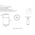 Светильник потолочный Crystal Lux CLT 138C180 WH от ImperiumLoft