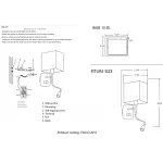 CRYSTAL LUX Бра Crystal Lux PACO AP2 CHROME/BLACK от ImperiumLoft