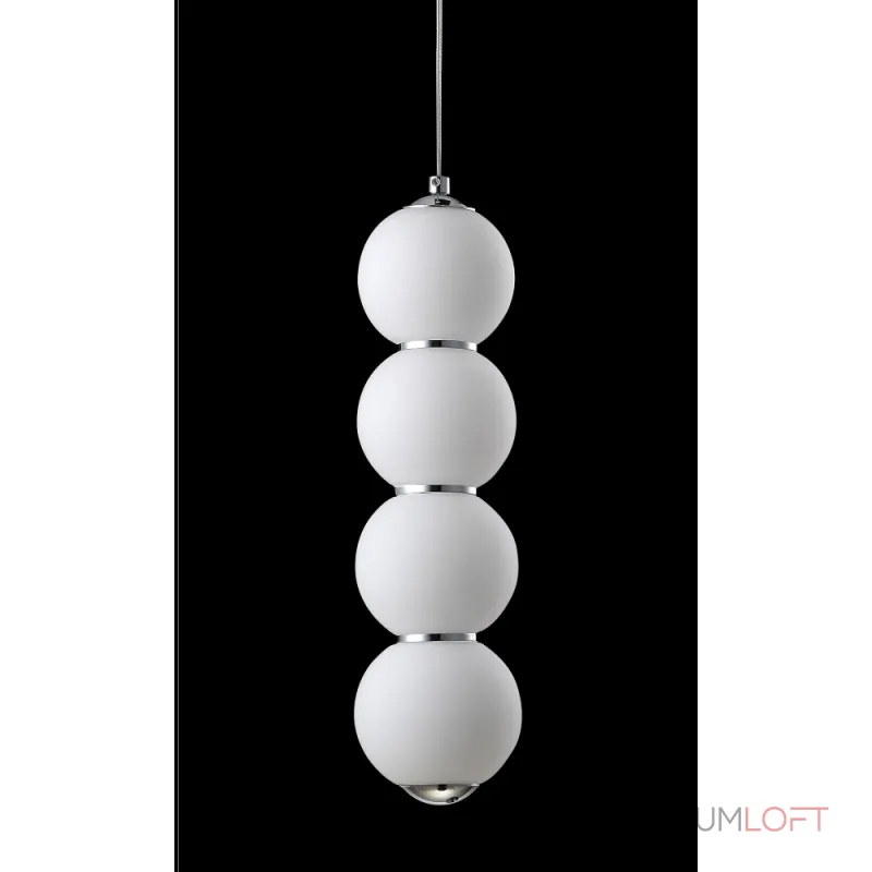 Подвесной светильник Crystal Lux DESI SP4 CHROME/WHITE