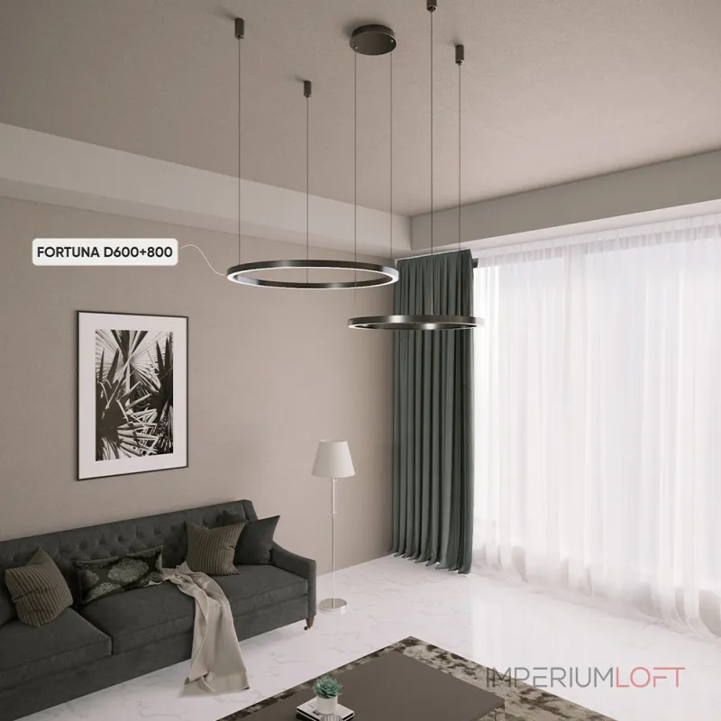 Подвесная люстра Crystal Lux FORTUNA SP123W LED BLACK Подвесная люстра Crystal Lux FORTUNA SP123W LED BLACK