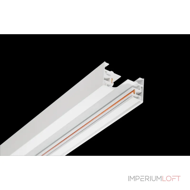 Шинопровод однофазный с питанием и заглушкой Crystal Lux CLT 0.11 01 L1000 WH от ImperiumLoft Шинопровод однофазный с питанием и заглушкой Crystal Lux CLT 0.11 01 L1000 WH от ImperiumLoft