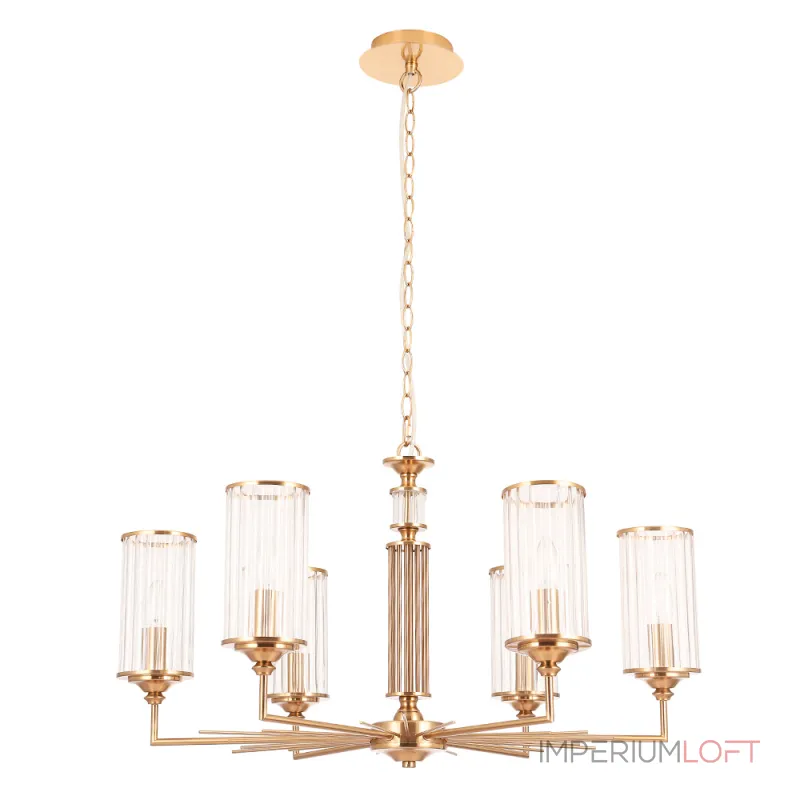Подвесная люстра Crystal Lux GLORIA SP6 BRASS