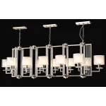 Подвесная люстра Crystal Lux NICOLAS SP12 L1600 GOLD/WHITE