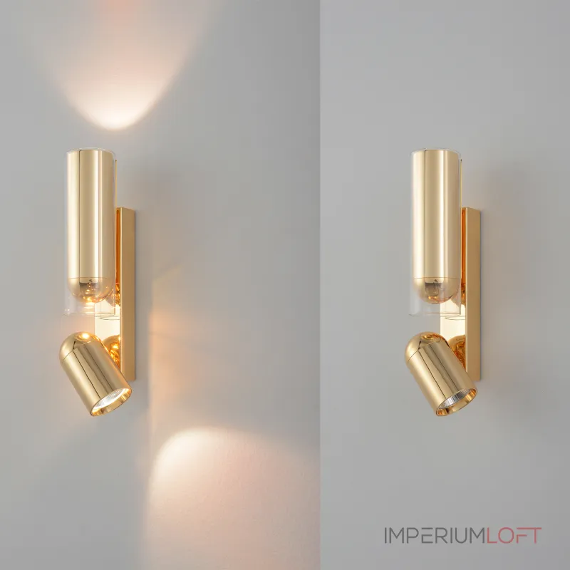 Бра Crystal Lux VENTO AP15W LED GOLD от ImperiumLoft