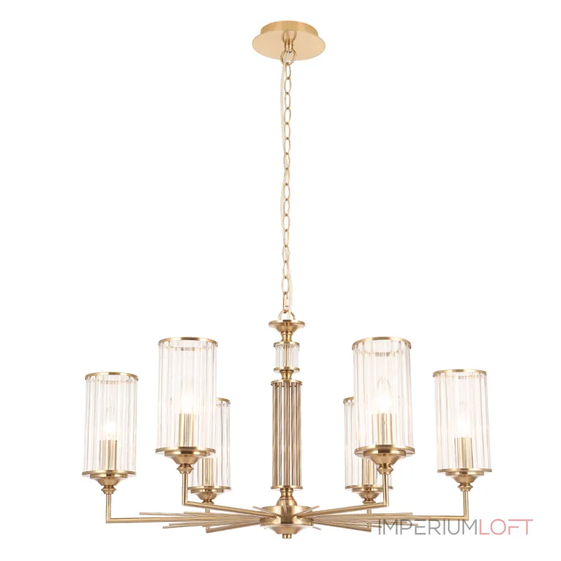 Подвесная люстра Crystal Lux GLORIA SP6 BRASS