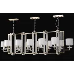 Подвесная люстра Crystal Lux NICOLAS SP12 L1600 GOLD/WHITE