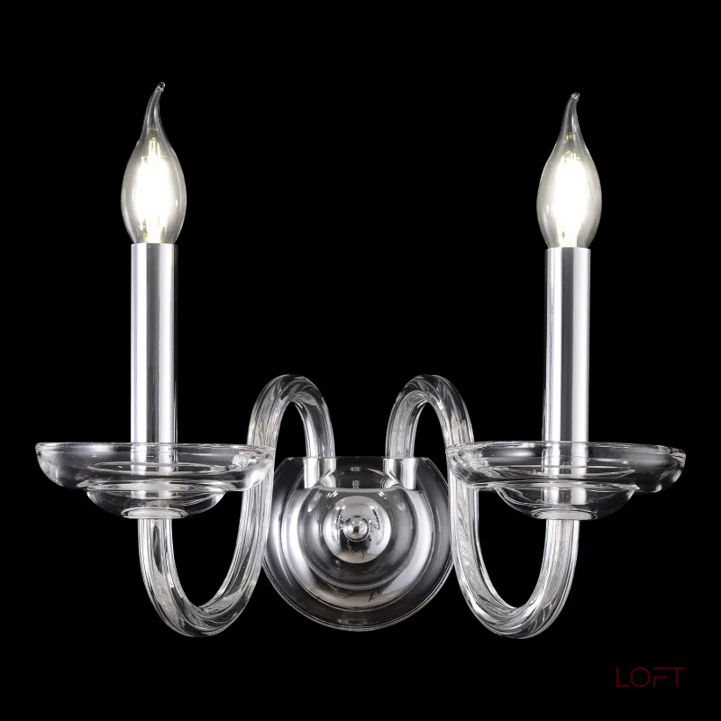 Бра Crystal Lux ARABESQUE AP2 CHROME