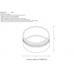 Декоративное кольцо внутреннее Crystal Lux CLT RING 013 SL