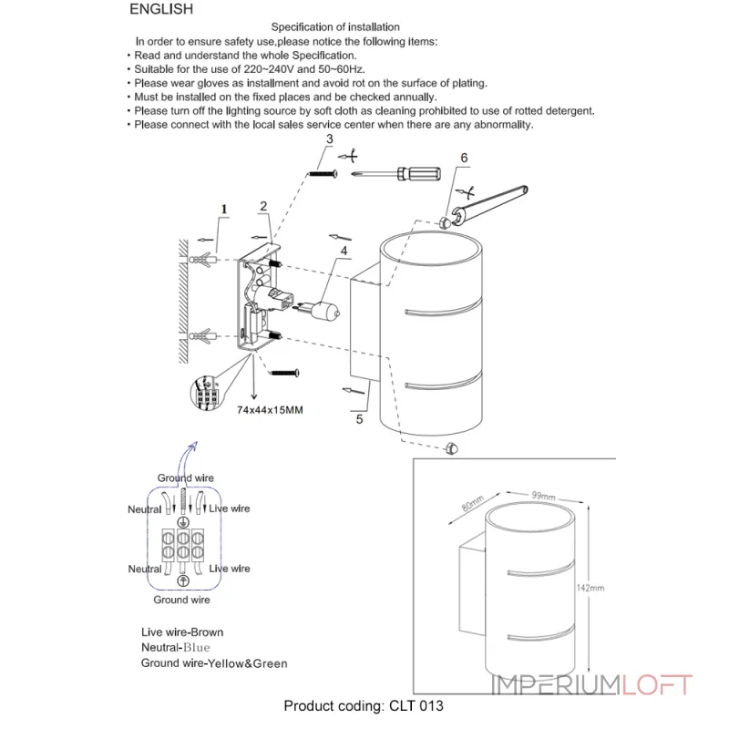 Бра Crystal Lux CLT 013 WH от ImperiumLoft Бра Crystal Lux CLT 013 WH от ImperiumLoft