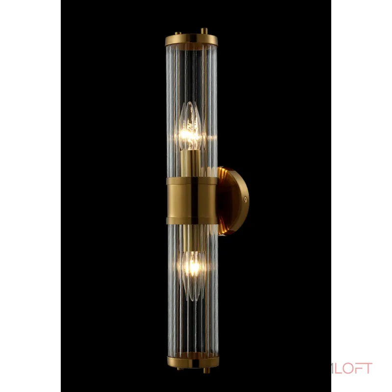 Бра Crystal Lux SANCHO AP2 BRASS от ImperiumLoft