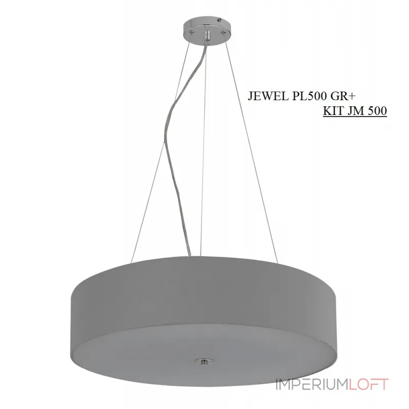 Потолочный светильник Crystal Lux JEWEL PL500 GR Потолочный светильник Crystal Lux JEWEL PL500 GR