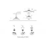 Светильник встраиваемый Crystal Lux CLT 062C1 WH