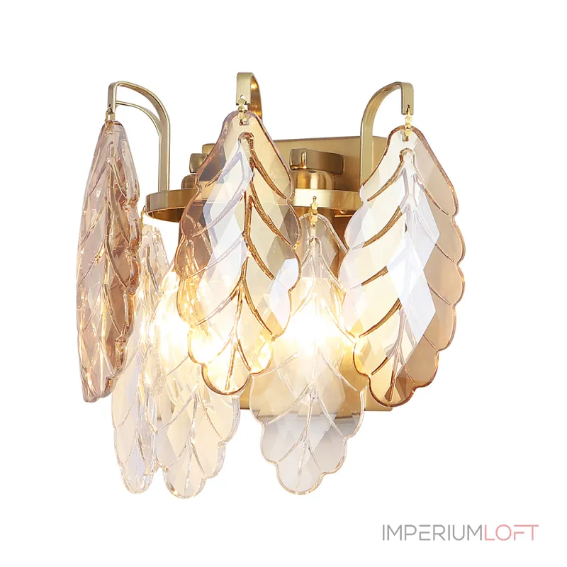 Бра Crystal Lux TREVI AP2 BRASS