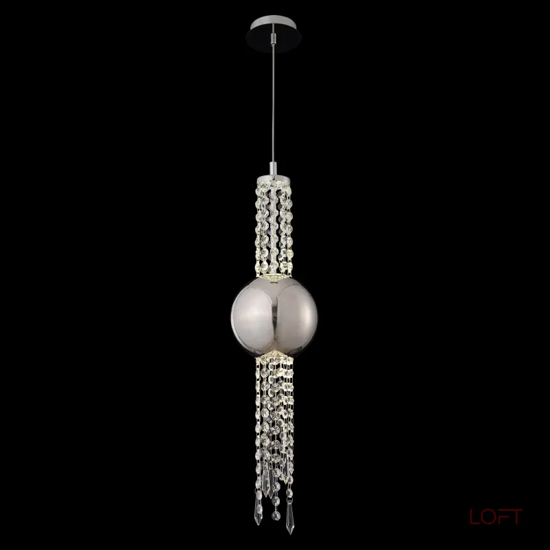 Подвесной светильник Crystal Lux NAVAJO SP3W LED CHROME 3810/203 Подвесной светильник Crystal Lux NAVAJO SP3W LED CHROME 3810/203