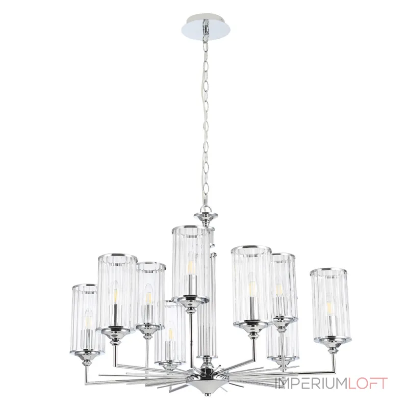 Подвесная люстра Crystal Lux GLORIA SP9 CHROME Подвесная люстра Crystal Lux GLORIA SP9 CHROME