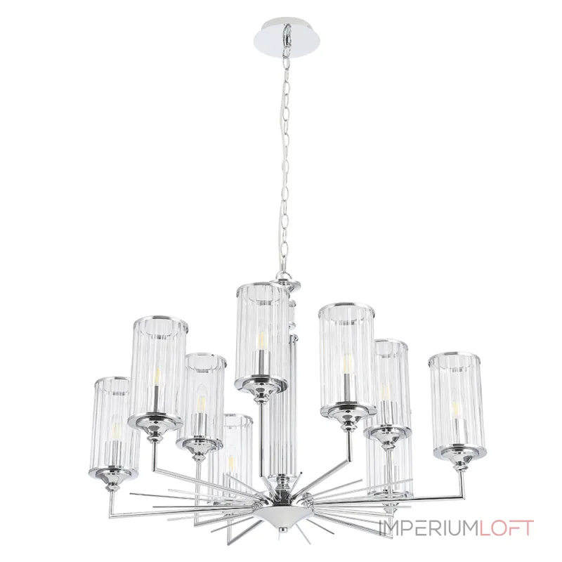 Подвесная люстра Crystal Lux GLORIA SP9 CHROME Подвесная люстра Crystal Lux GLORIA SP9 CHROME