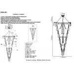 Подвесная люстра Crystal Lux REINA SP34 D1200 GOLD PEARL
