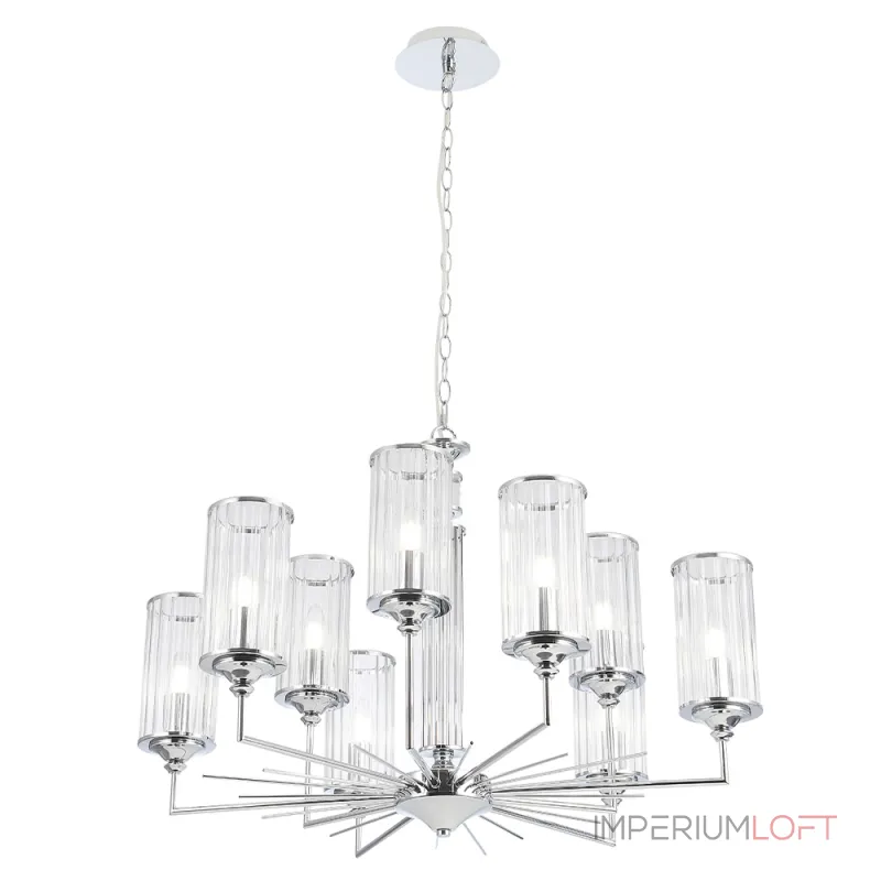 Подвесная люстра Crystal Lux GLORIA SP9 CHROME Подвесная люстра Crystal Lux GLORIA SP9 CHROME