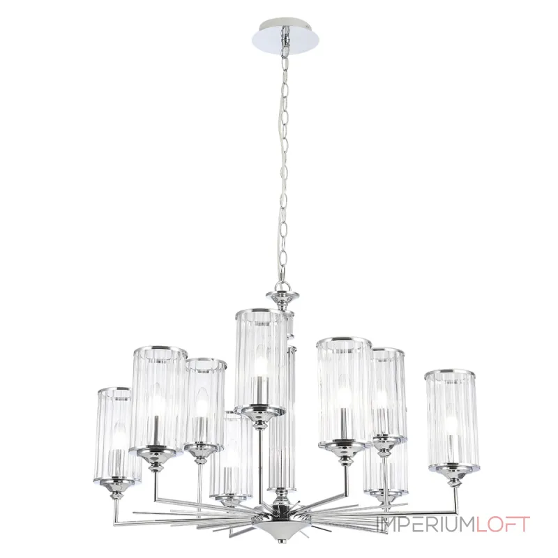 Подвесная люстра Crystal Lux GLORIA SP9 CHROME Подвесная люстра Crystal Lux GLORIA SP9 CHROME