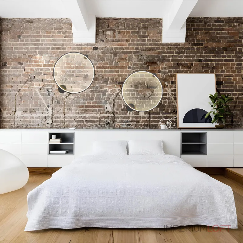 Бра Crystal Lux REAL AP35W LED BLACK от ImperiumLoft