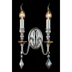 Бра Crystal Lux MERCEDES AP2 CHROME/SMOKE от ImperiumLoft