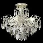 Светильник потолочный Crystal Lux ESMIRALDA PL4 SILVER 0524/104 от ImperiumLoft