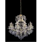 Подвесная люстра Crystal Lux ISABEL SP11 GOLD/TRANSPARENT