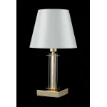 Настольная лампа Crystal Lux NICOLAS LG1 GOLD/WHITE от ImperiumLoft