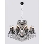 Подвесная люстра Crystal Lux MAGNIFICO SP19 BLACK/TRANSPARENT