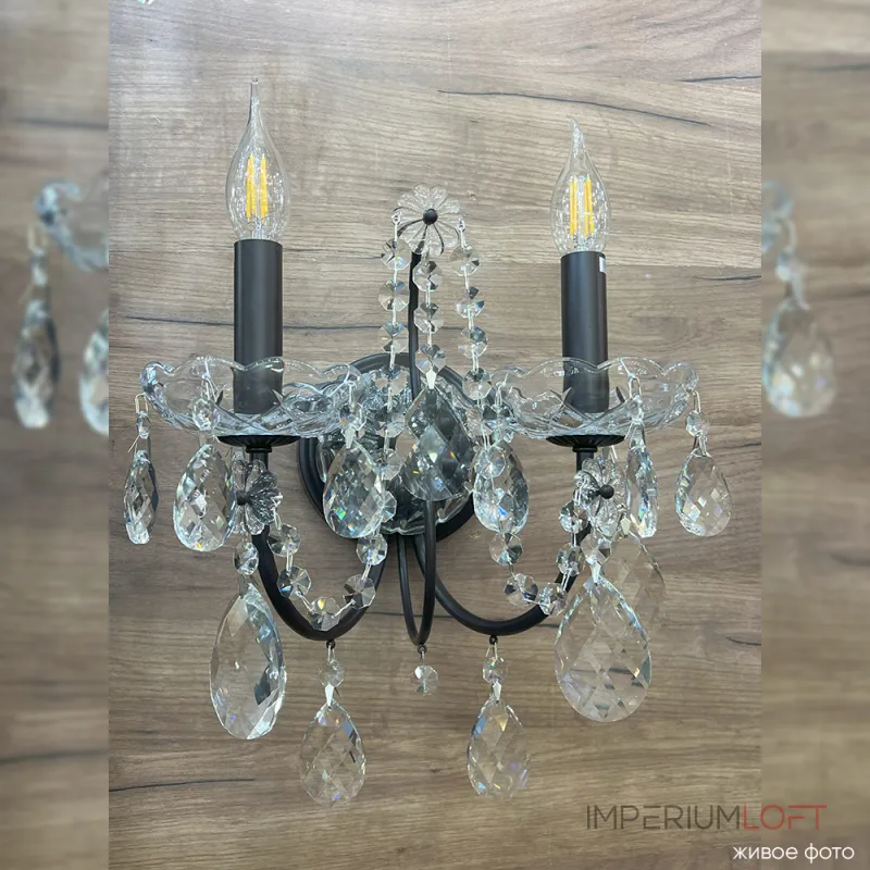 Бра Crystal Lux ODELIS AP2 BROWN Бра Crystal Lux ODELIS AP2 BROWN