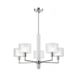 Люстра на штанге Crystal Lux MAESTRO SP-PL5+5 CHROME