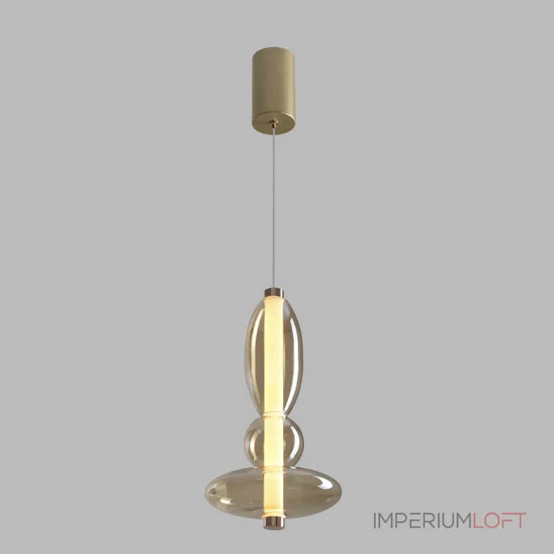 Подвесной светильник Crystal Lux QUASAR SP10W LED AMBER 3790/210