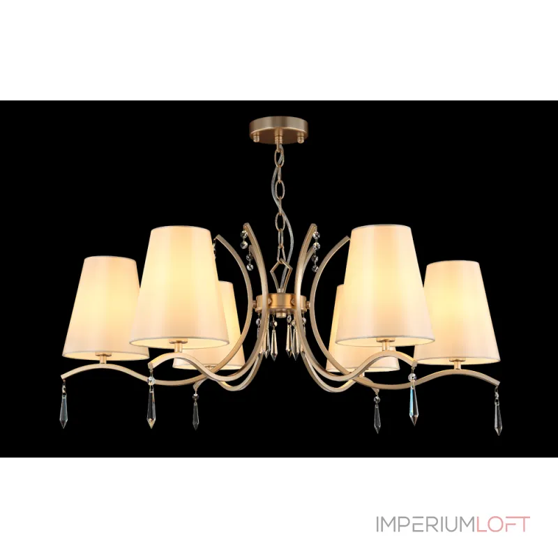 Подвесная люстра Crystal Lux RENATA SP6 GOLD Подвесная люстра Crystal Lux RENATA SP6 GOLD