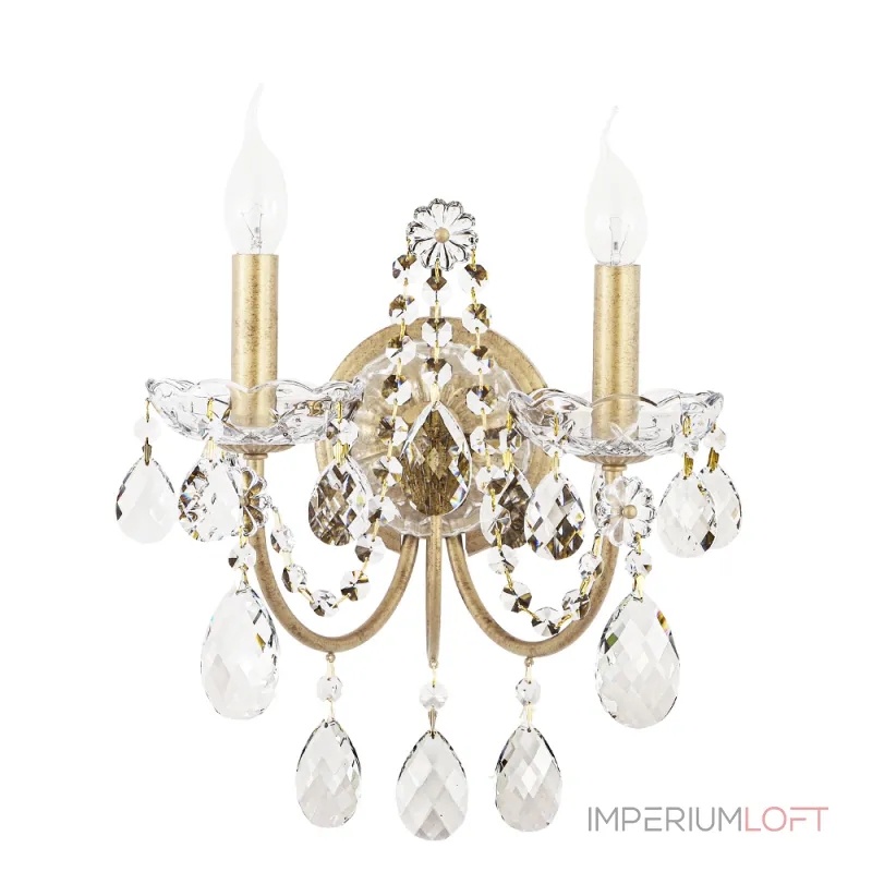 Бра Crystal Lux ODELIS AP2 GOLD Бра Crystal Lux ODELIS AP2 GOLD