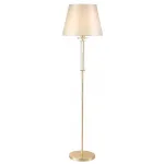 Торшер Crystal Lux NICOLAS PT1 GOLD/WHITE от ImperiumLoft