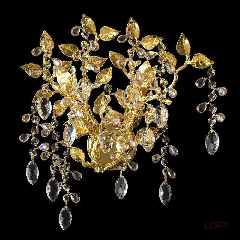 Бра Crystal Lux EDEN AP2 GOLD 3870/402 от ImperiumLoft