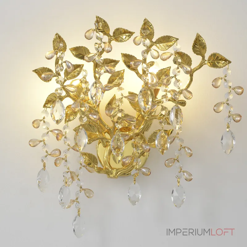 Бра Crystal Lux EDEN AP2 GOLD 3870/402 от ImperiumLoft