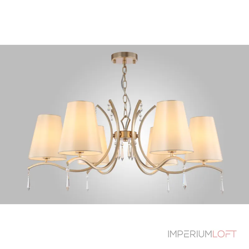 Подвесная люстра Crystal Lux RENATA SP6 GOLD Подвесная люстра Crystal Lux RENATA SP6 GOLD