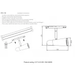 Светильник трековый магнитный Crystal Lux CLT 0.33 006 12W WH-CH 4000K от ImperiumLoft