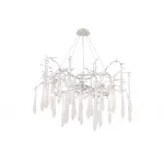 Подвесная люстра Crystal Lux REINA SP8 D1000 SILVER PATINA