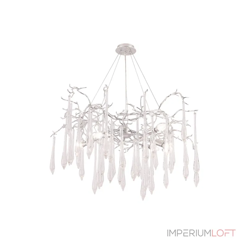 Подвесная люстра Crystal Lux REINA SP8 D1000 SILVER PATINA Подвесная люстра Crystal Lux REINA SP8 D1000 SILVER PATINA