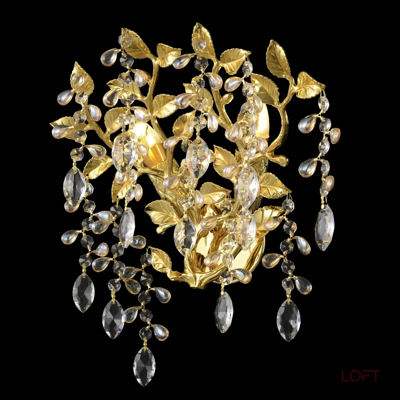 Бра Crystal Lux EDEN AP2 GOLD 3870/402 от ImperiumLoft