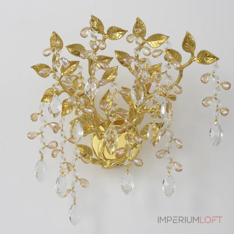 Бра Crystal Lux EDEN AP2 GOLD 3870/402 от ImperiumLoft