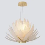 Подвесная люстра Crystal Lux ARTICHOKE ARTICHOKE SP8+1 GOLD от ImperiumLoft