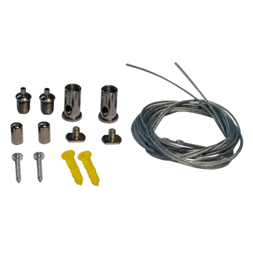 Подвесной комплект для магнитного шинопровода (2 шт) Crystal Lux UX5 CLT 0.206 01 Подвесной комплект для магнитного шинопровода (2 шт) Crystal Lux UX5 CLT 0.206 01