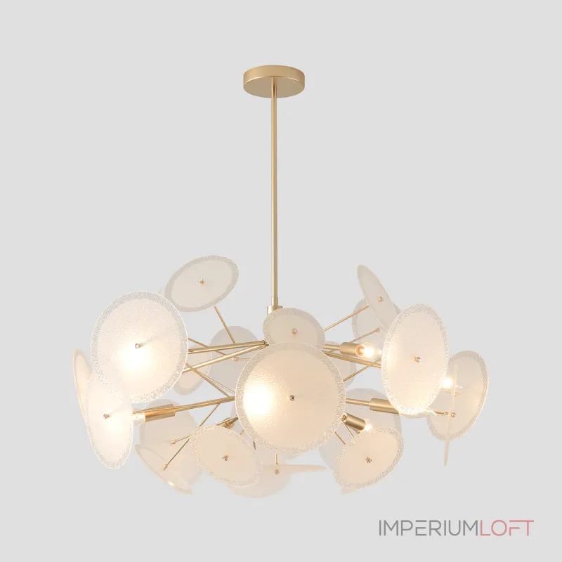 Люстра на штанге Crystal Lux DANDELION DANDELION SP10 GOLD от ImperiumLoft